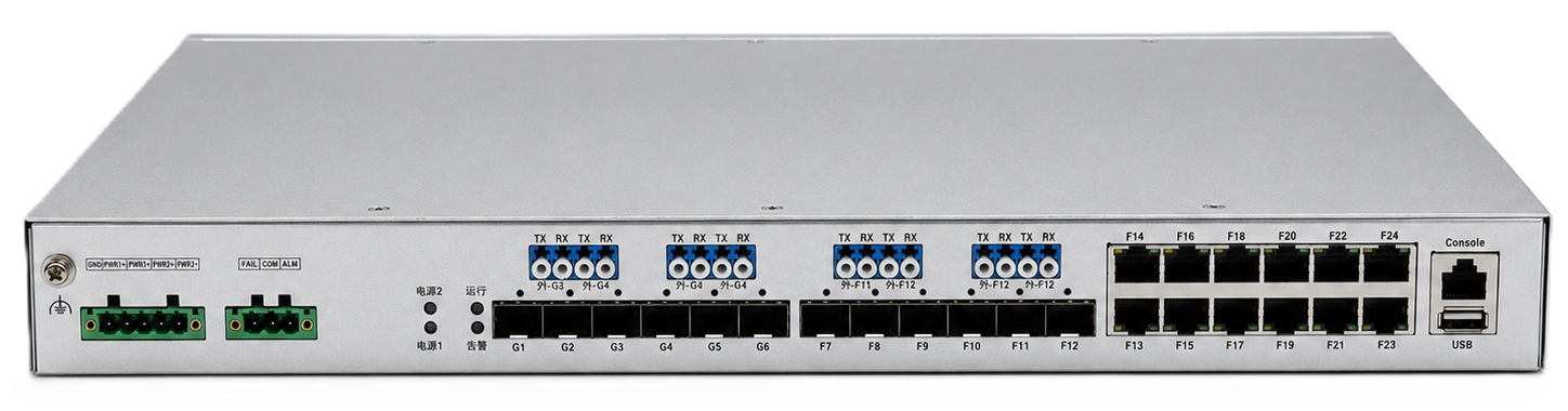 PS2360-12FT8FS4GS-2AC-BP 二层管理型工业交换机